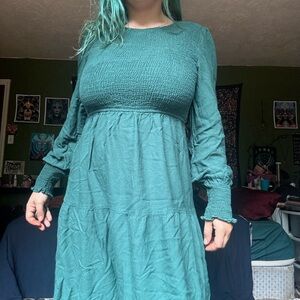 Elegant Green Women's Dress